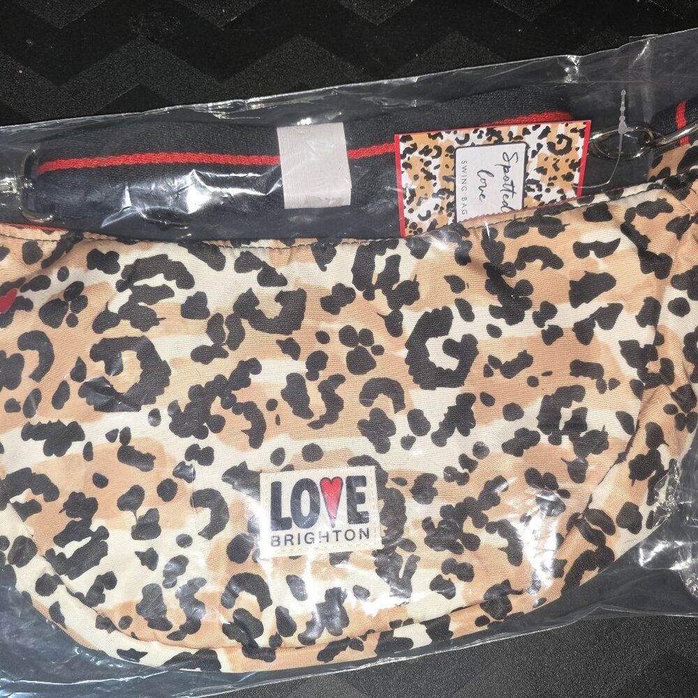 Brighton's Limited Edition Spotted Love Swing Crossbody Bag NWT